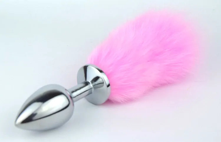 пробка металлическая с розовым хвостиком размер s 47160-mm в Перми