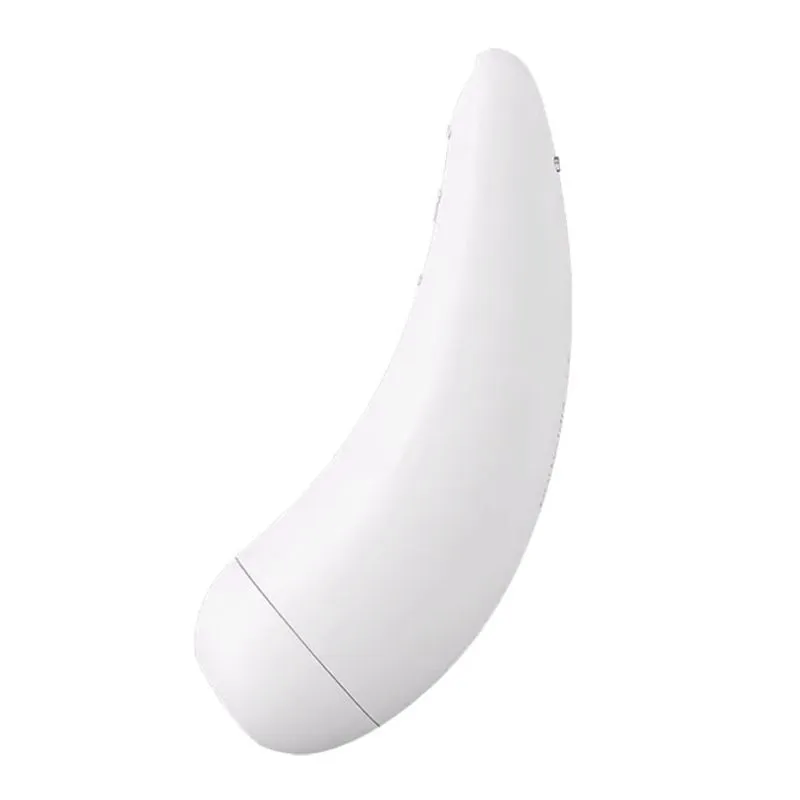 вакуум-волновой бесконтактный стимулятор клитора satisfyer curvy 2+, белый в Перми