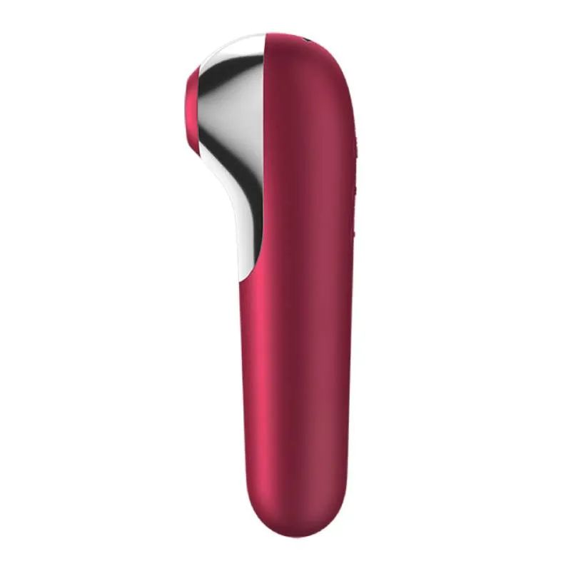 вакуум-волновой бесконтактный стимулятор клитора satisfyer dual love, красный в Перми