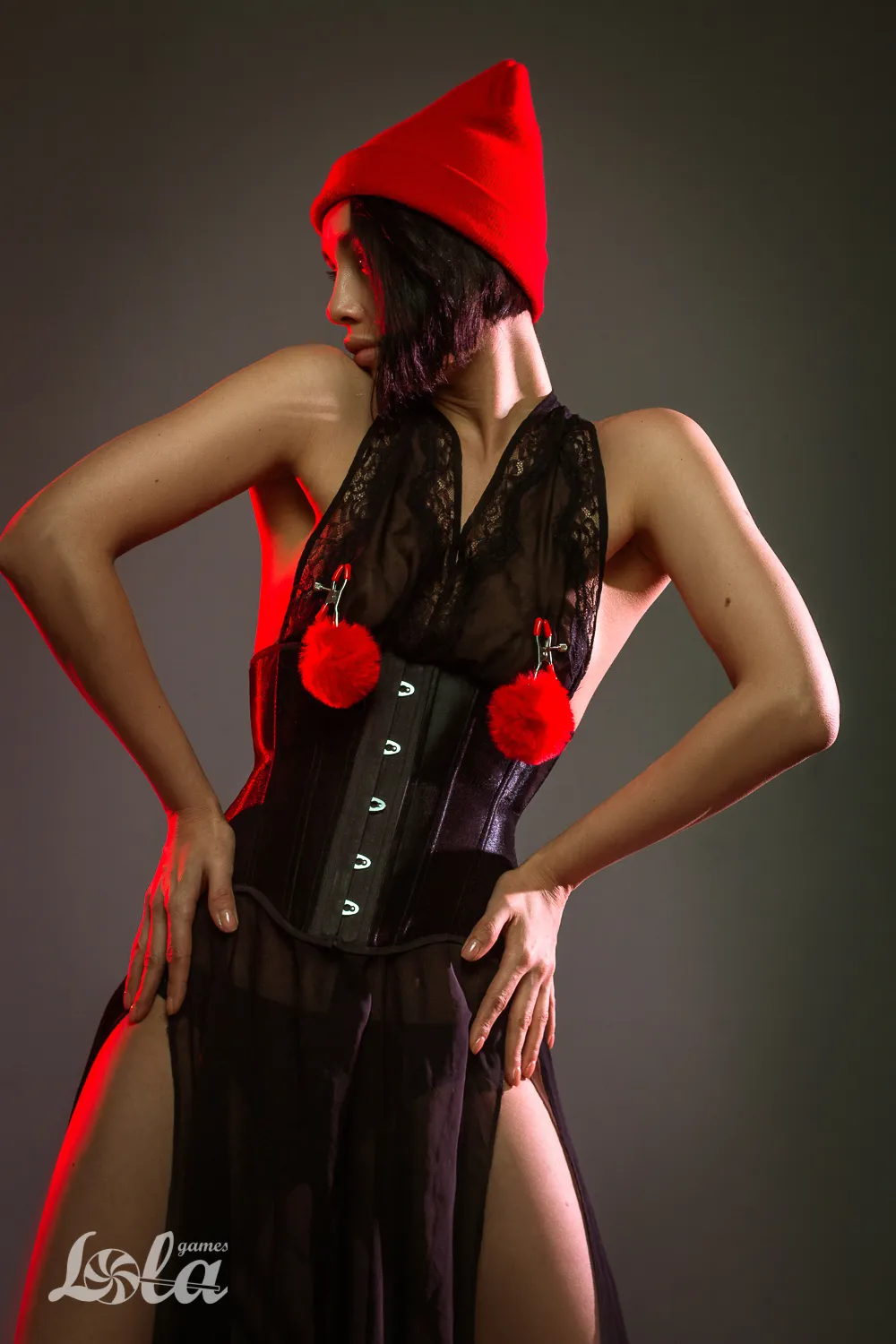 зажимы на cоски party hard angelic red 1140-03lola в Перми