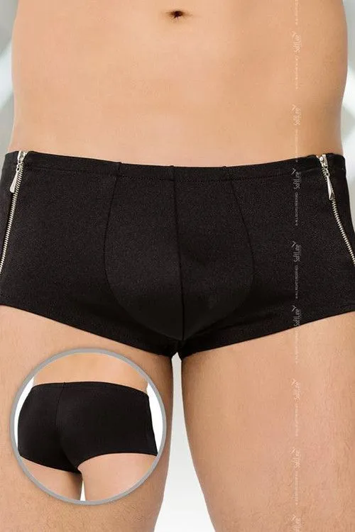 Эротическое трусы-шорты мужские softline, черные в Перми