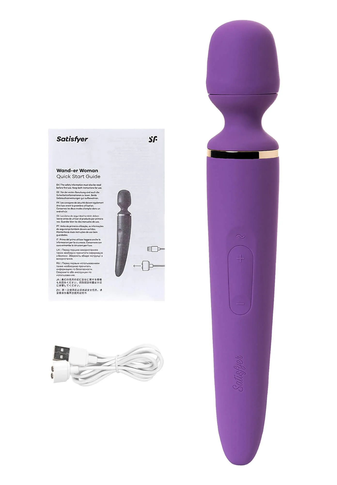 cтимулятор satisfyer wand-er woman, фиолетовый в Перми