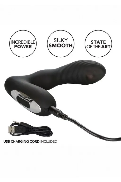 перезаряжаемый силиконовый массажер простаты roller ball probe с функцией "вращающийся шарик" в Перми