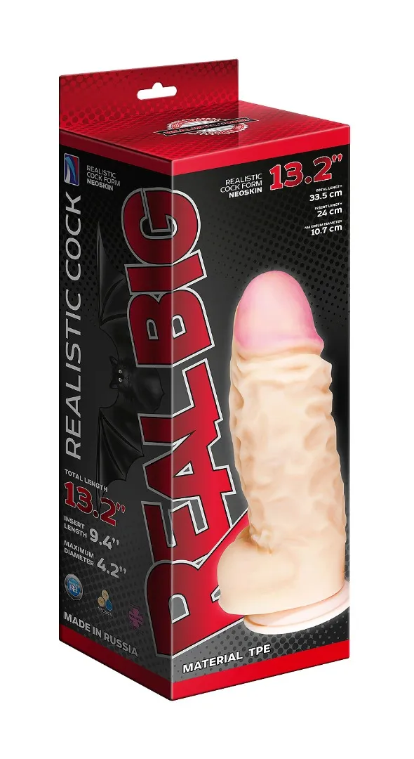 фаллоимитатор неоскин супергигант с присоской в коробке 958403ru в Перми