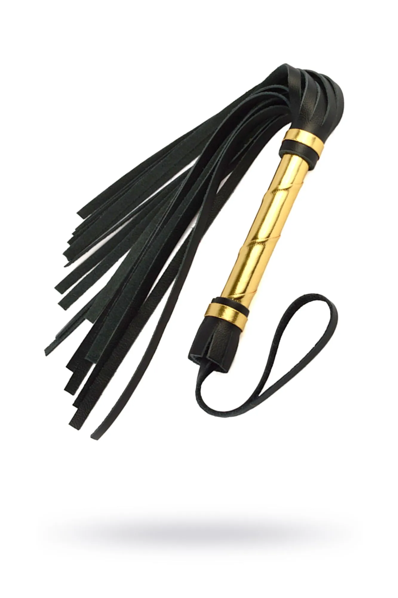 плеть sitabella, кожа, чёрная, 40 см в Перми