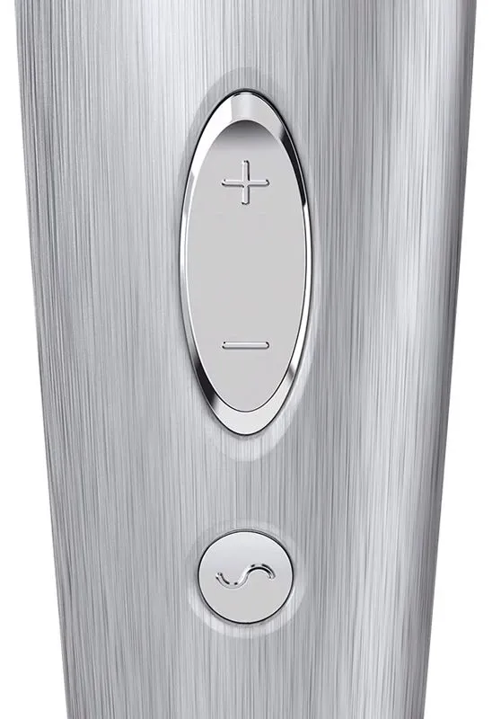 вибро-вакуумно-волновой стимулятор satisfyer high fashion, серебристый в Перми