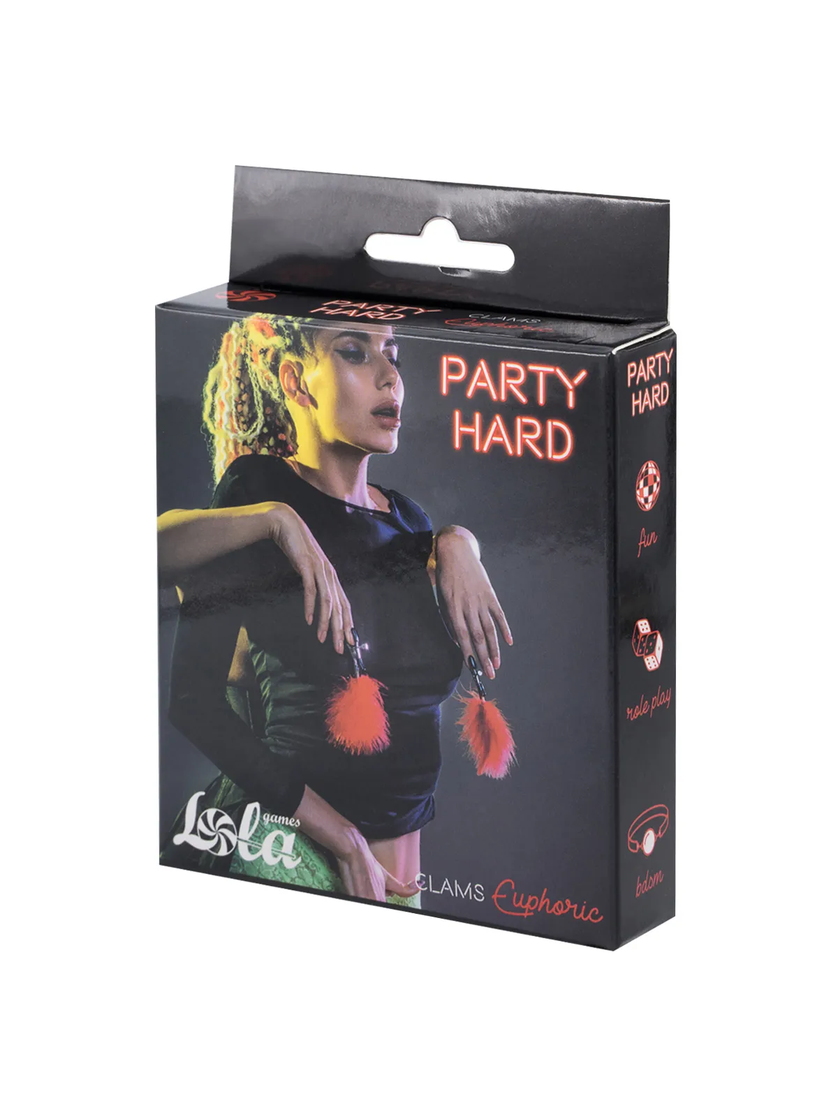 зажимы на cоски party hard euphoric red 1131-02lola в Перми