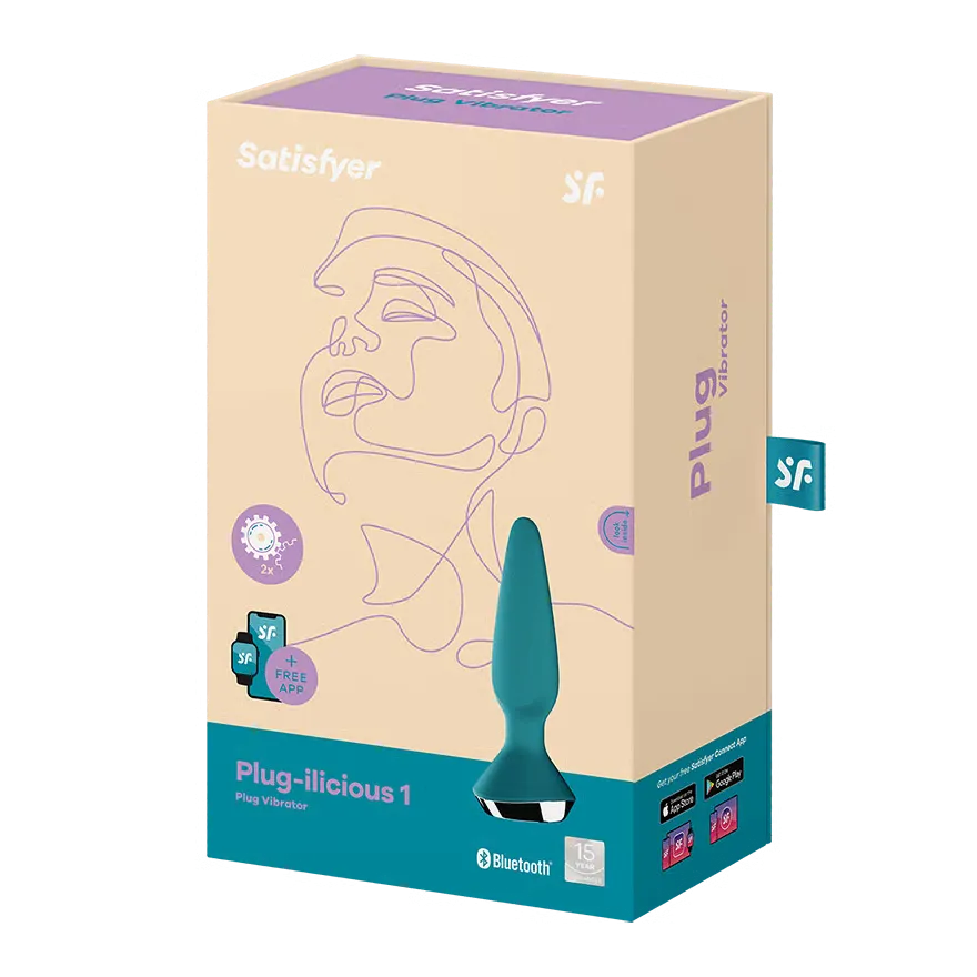 пробка анальная с вибрацией satisfyer plug-ilicious с приложением в Перми