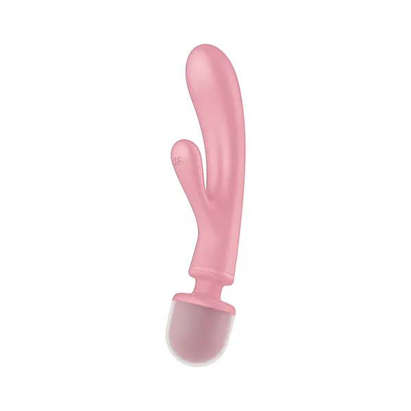 Универсальный массажер ванд-кролик Satisfyer Triple Lover, розовый