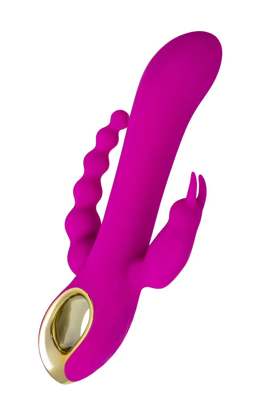 тройной вибратор a-toys by toyfa trinny, силикон, фиолетовый, 21,5 см в Перми