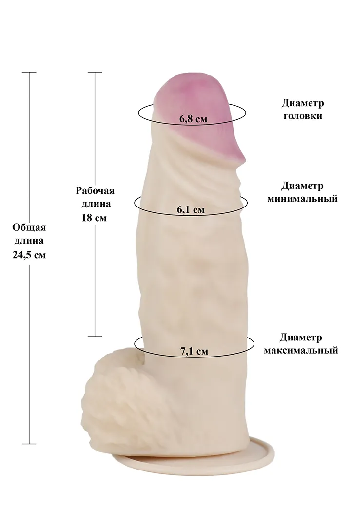 вибромассажер гигант  с выносным блоком 718921ru в Перми