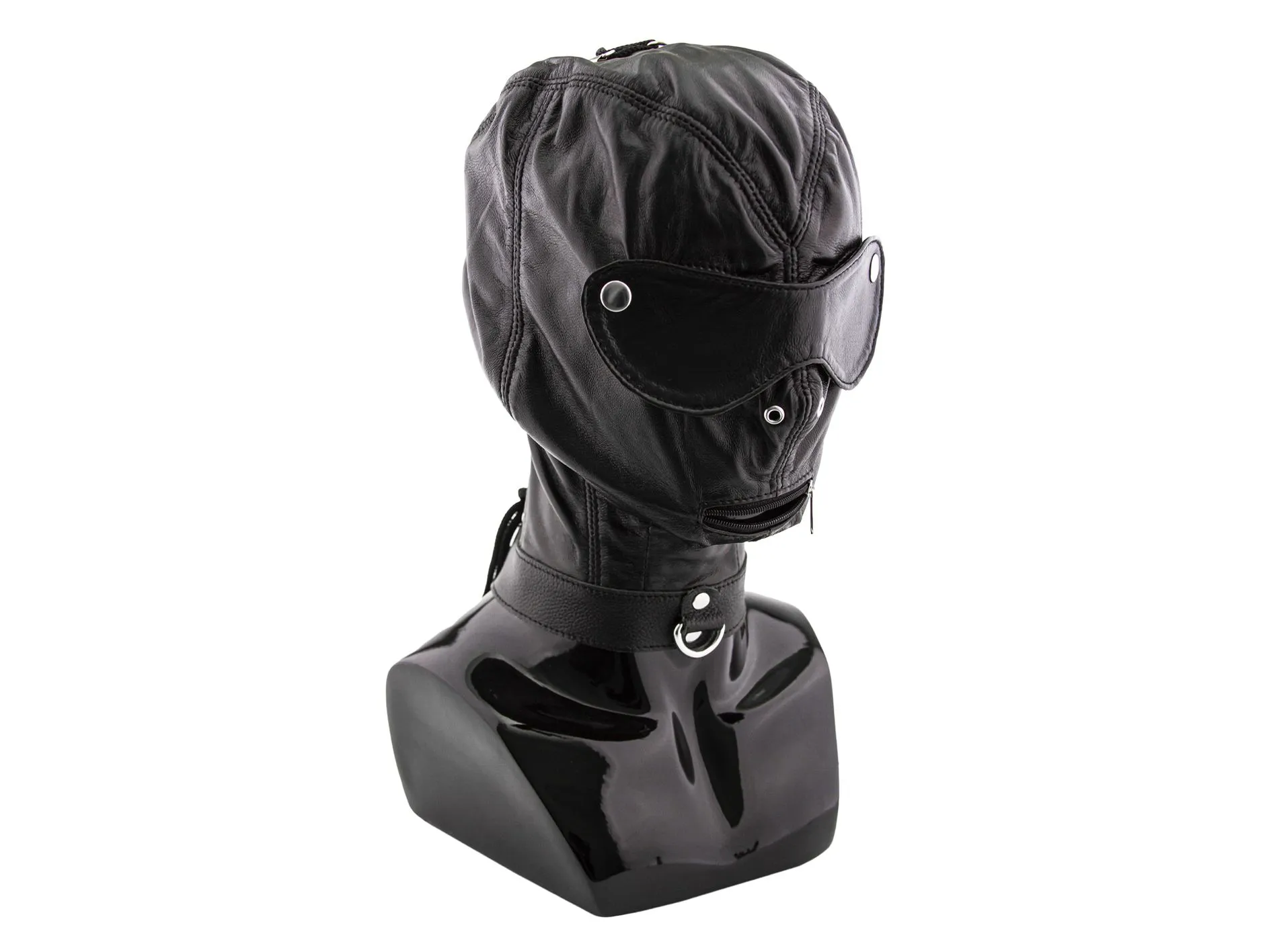 шлем pinkrabbit с ошейником и шорами, черный в Перми