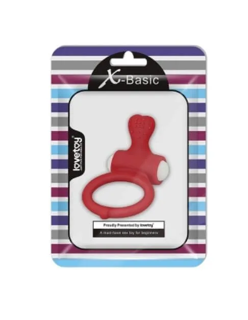 эрекционное виброкольцо lovetoy power heart, красное в Перми