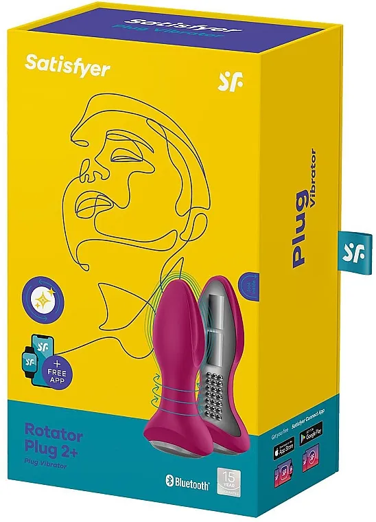 анальный стимулятор с ротацией satisfyer rotator plug 2+ 003177sa в Перми