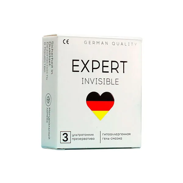 презервативы expert invisible №3, особо тонкие в Перми