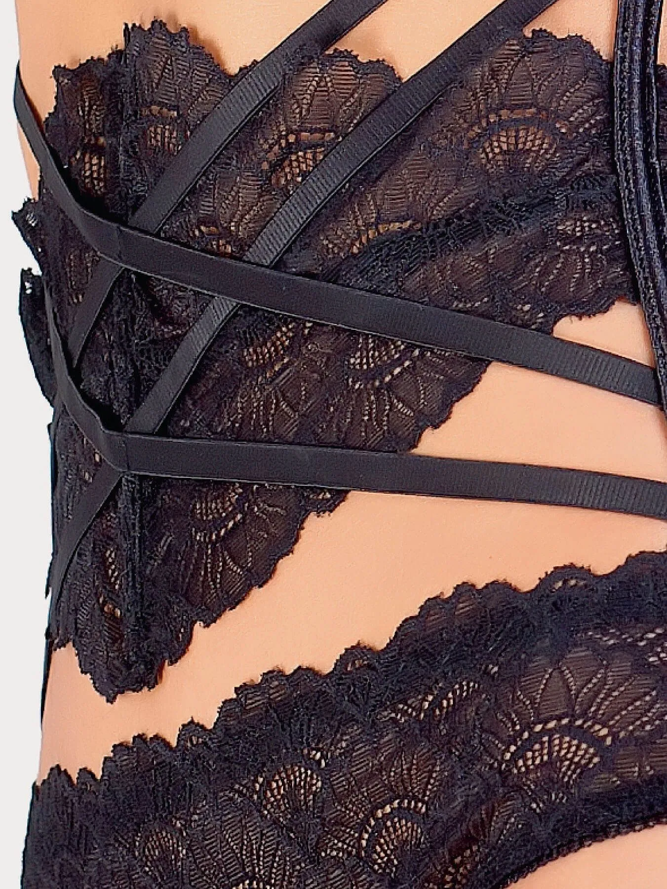 Эротическое комплект istinto di opium, черный в Перми