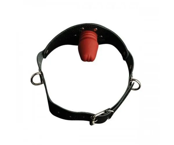 Кляп Sitabella в виде фаллоса, черный