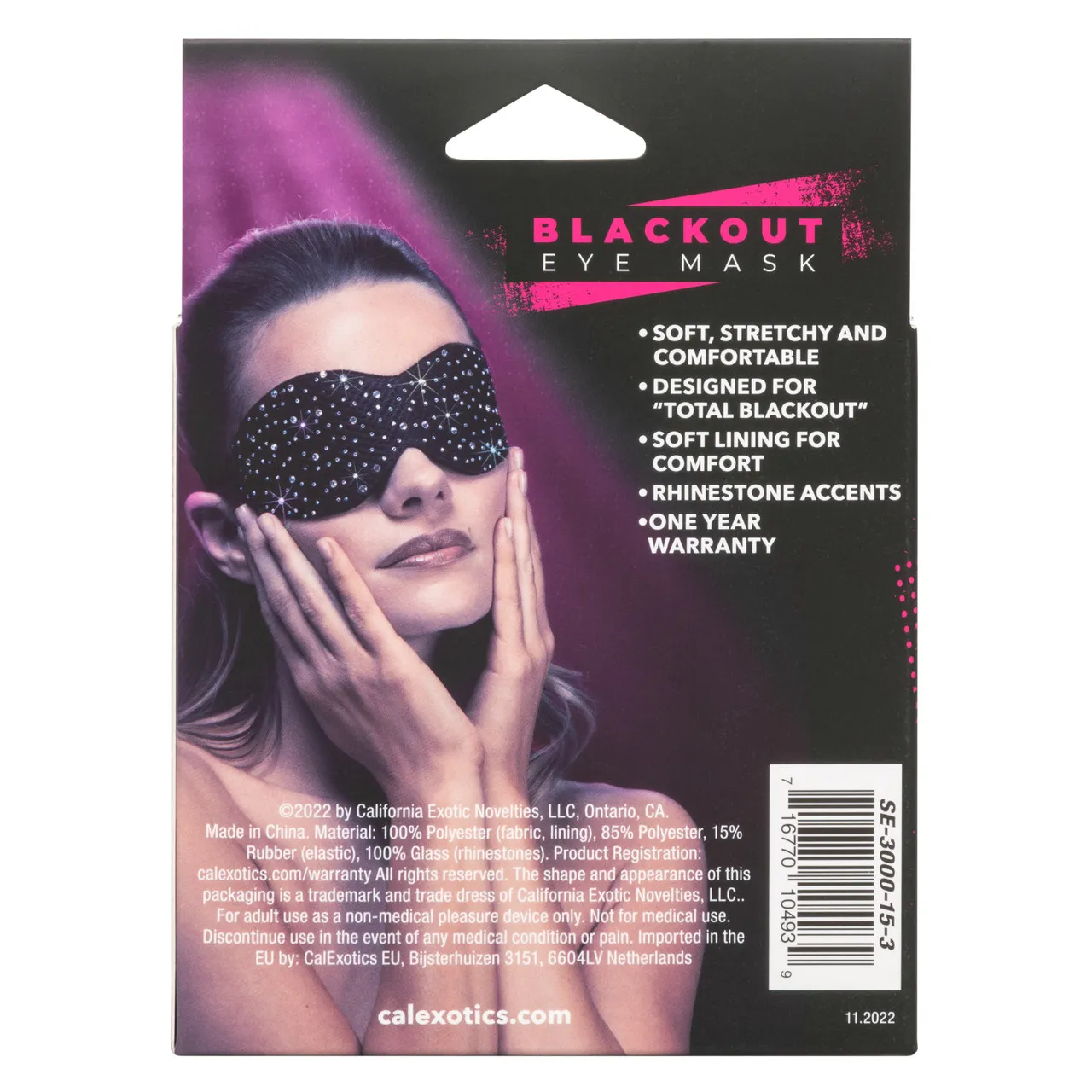 маска на глаза для эротических игр radiance blackout eye mask в Перми