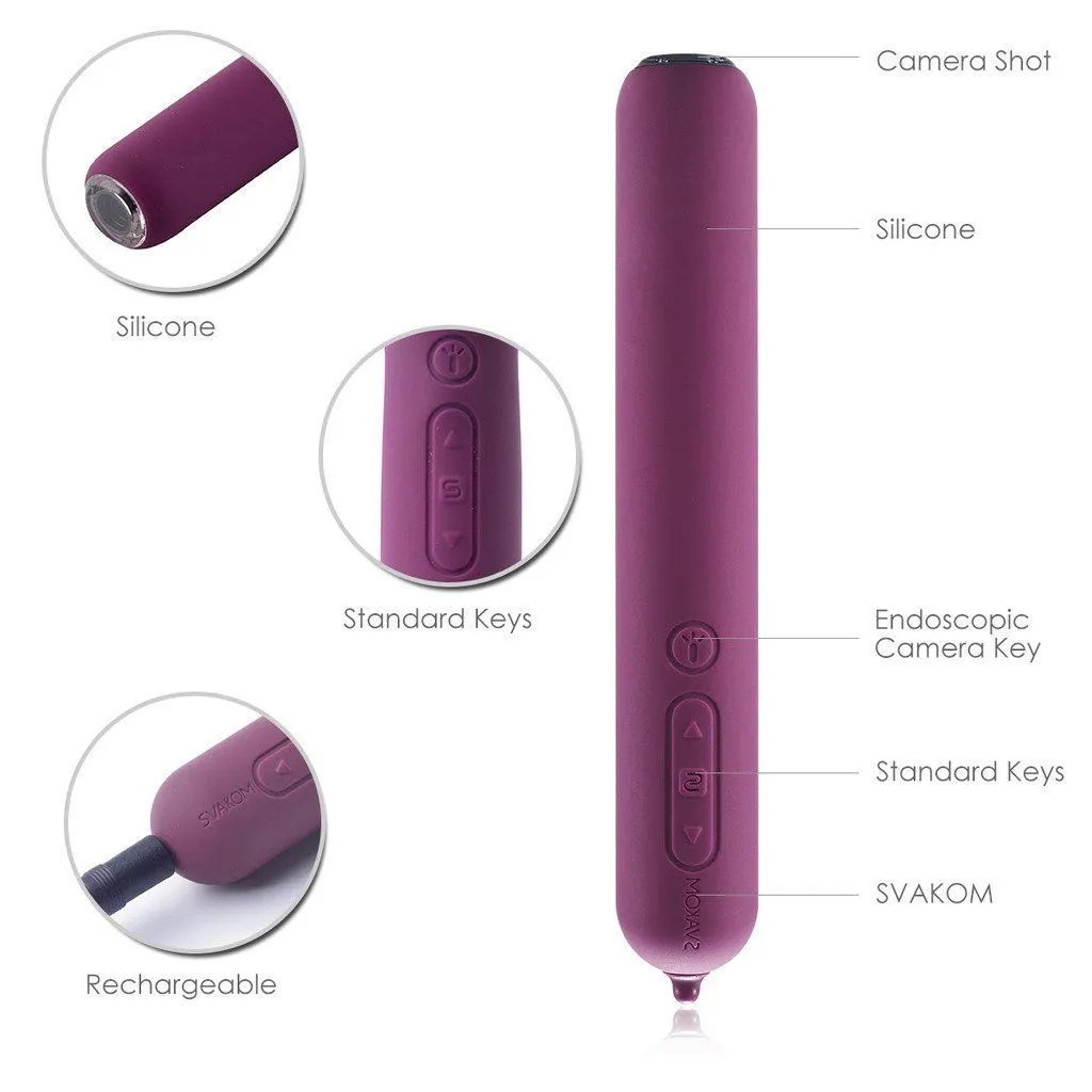 вибратор с камерой svakom siime, фиолетовый в Перми