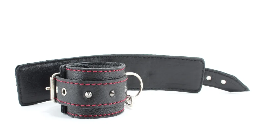 наручники из натуральной кожи с шипами 51034ars в Перми