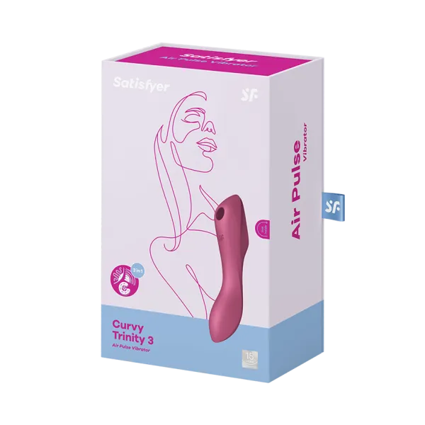 вакуумный массажер satisfyer curvy trinity 3 red 036526sa в Перми