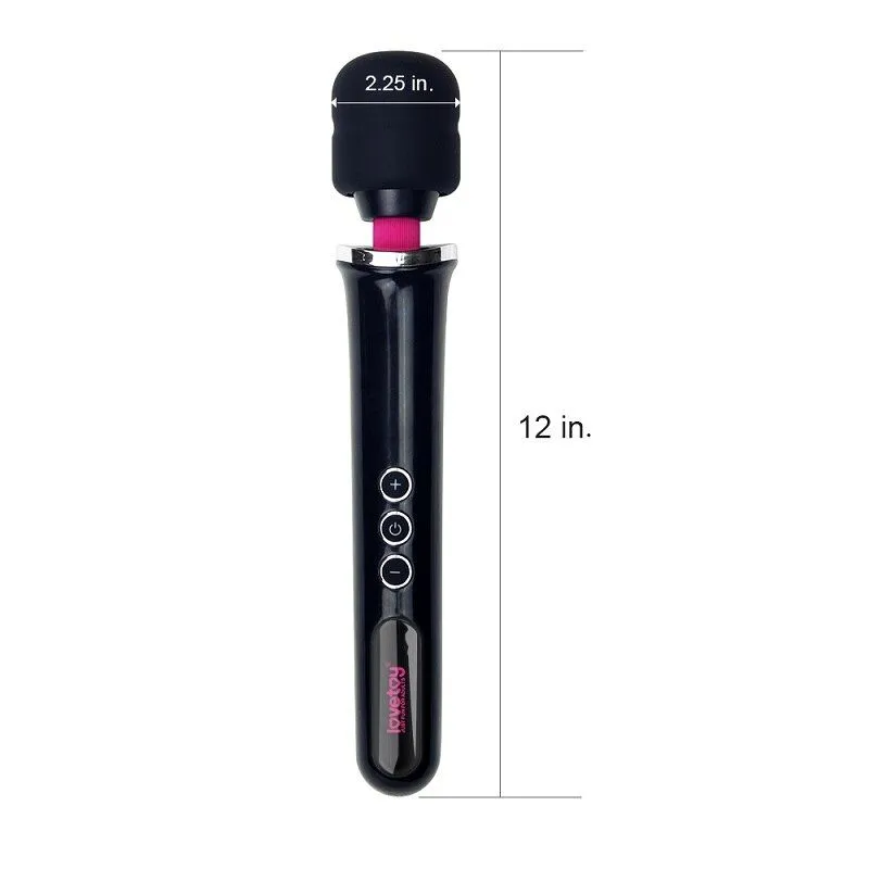 массажер lovetoy training master ultra powerful rechargeable body wand, черный в Перми