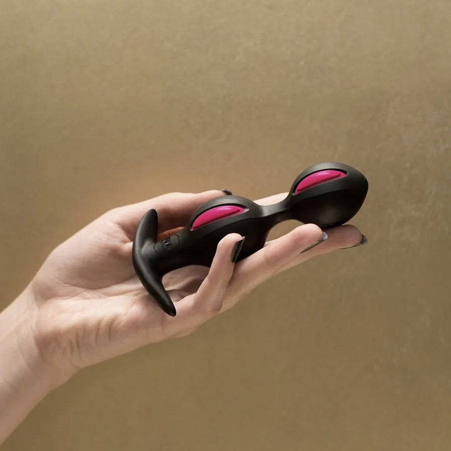 анальные шарики fun factory b balls, черно-малиновые в Перми