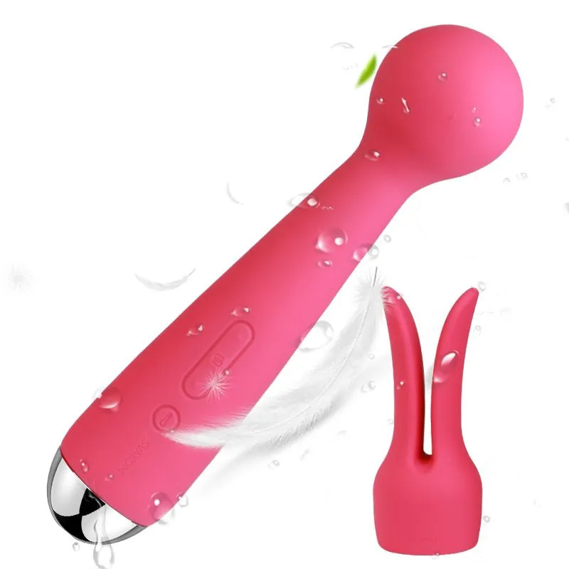 универсальный массажер с насадкой svakom emma, розовый в Перми