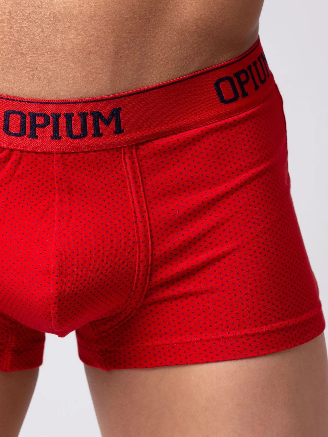 Эротическое трусы мужские боксеры opium r128, красные в Перми