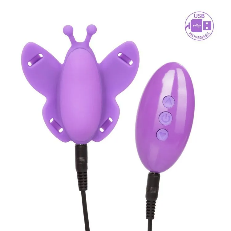 вибробабочка california exotic novelties remote venus butterfly, фиолетовая в Перми