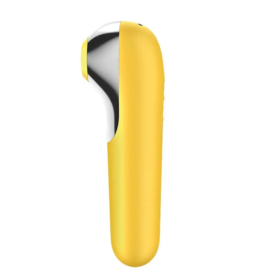 вакуум-волновой бесконтактный стимулятор клитора satisfyer dual love, жёлтый в Перми
