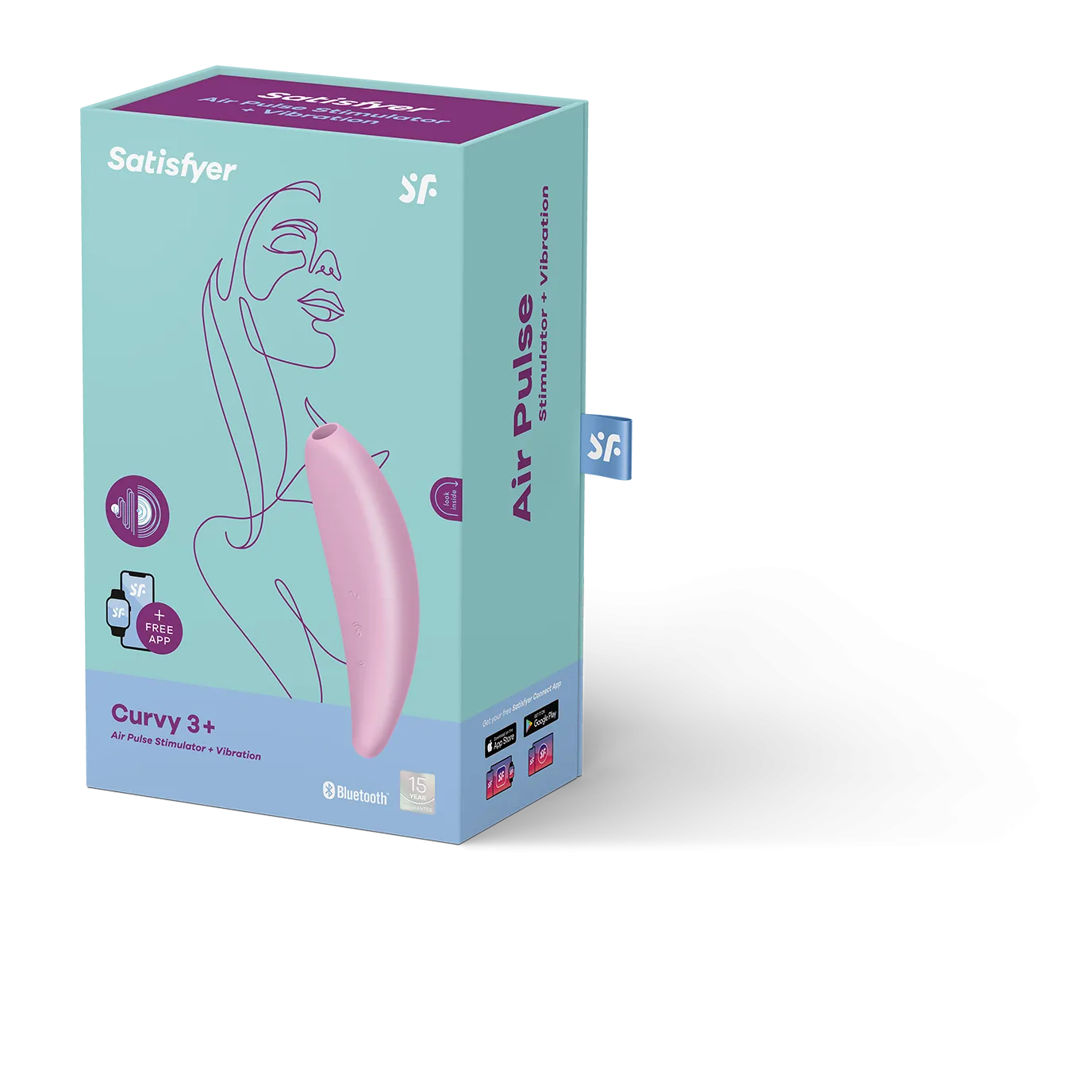 вакуумный массажер с вибрацией satisfyer curvy 3 plus 001890sa в Перми