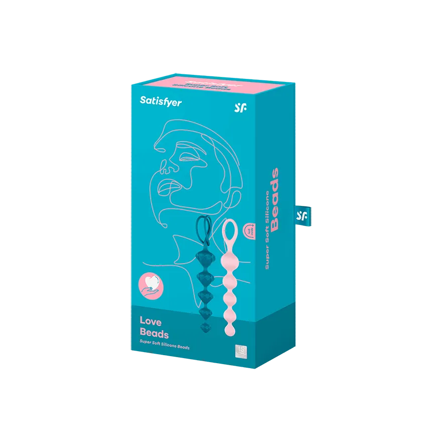набор стимуляторов satisfyer love beads, цветные в Перми