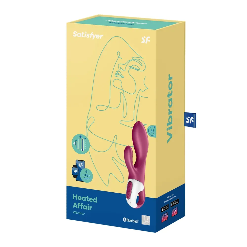вибромассажер satisfyer heated affair connect app, красный в Перми