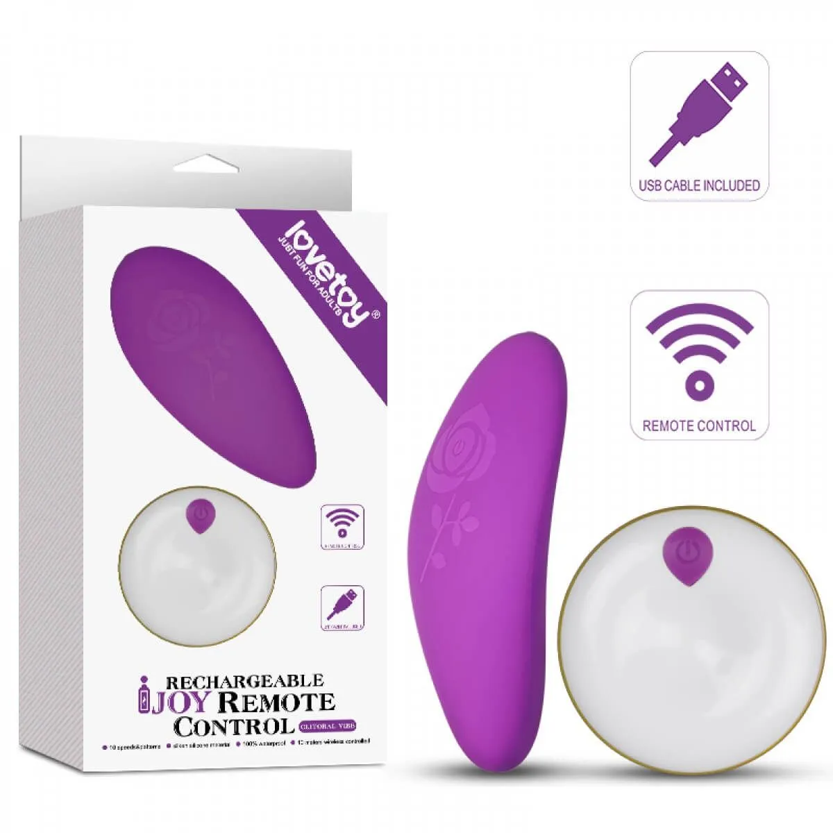 вибратор lovetoy ijoy clitoral vibe, фиолетовый в Перми