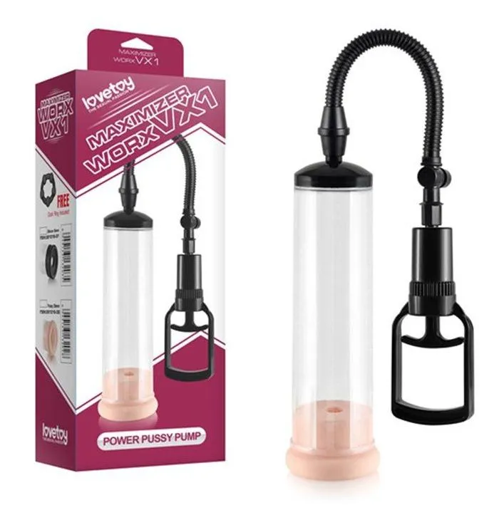 вакуумная помпа lovetoy maximizer worx vx1 pussy, прозрачная в Перми