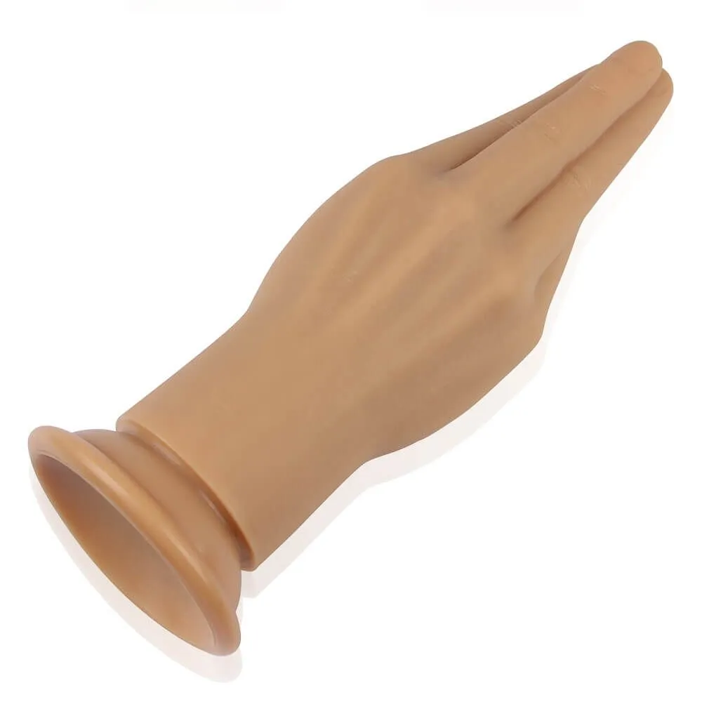 рука для фистинга lovetoy lovetoy silicone nature hand, телесная в Перми
