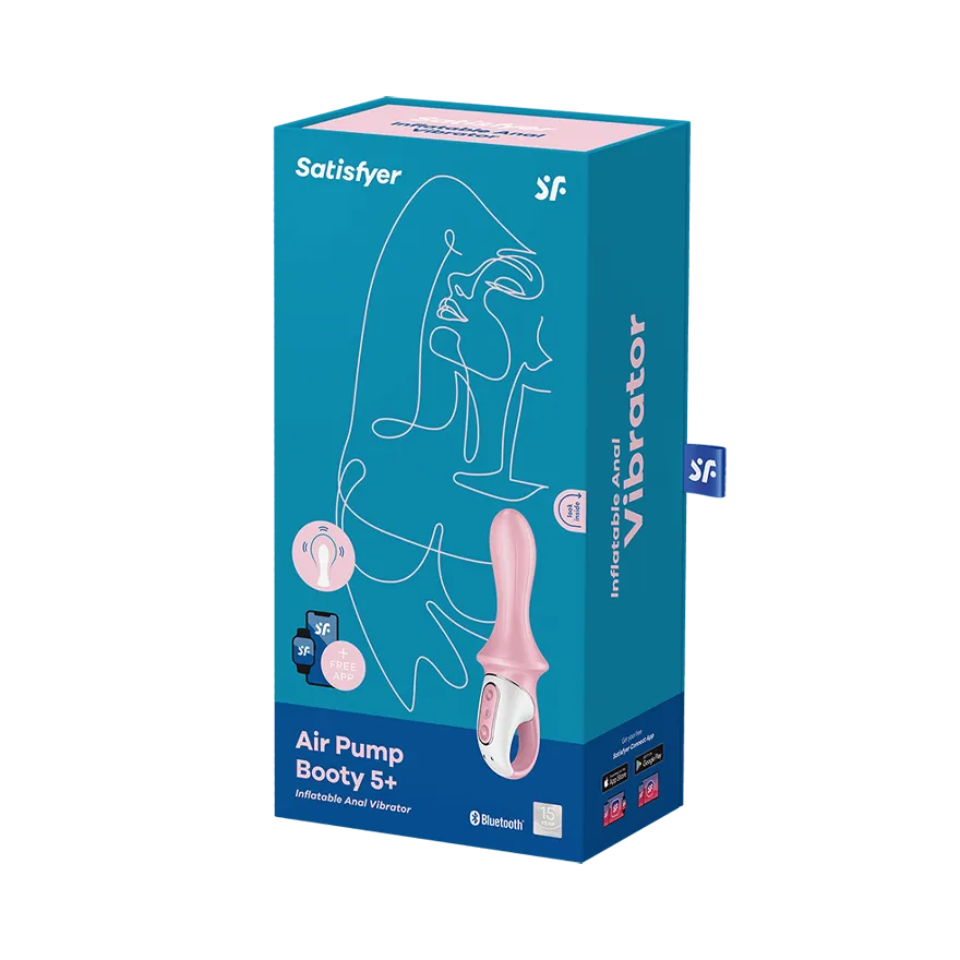 анальный вибратор satisfyer air pump booty 5+ red 038551sa в Перми