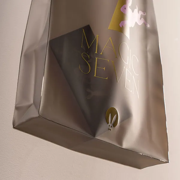 сумка-шопер pinkrabbit из пвх, с принтом в Перми