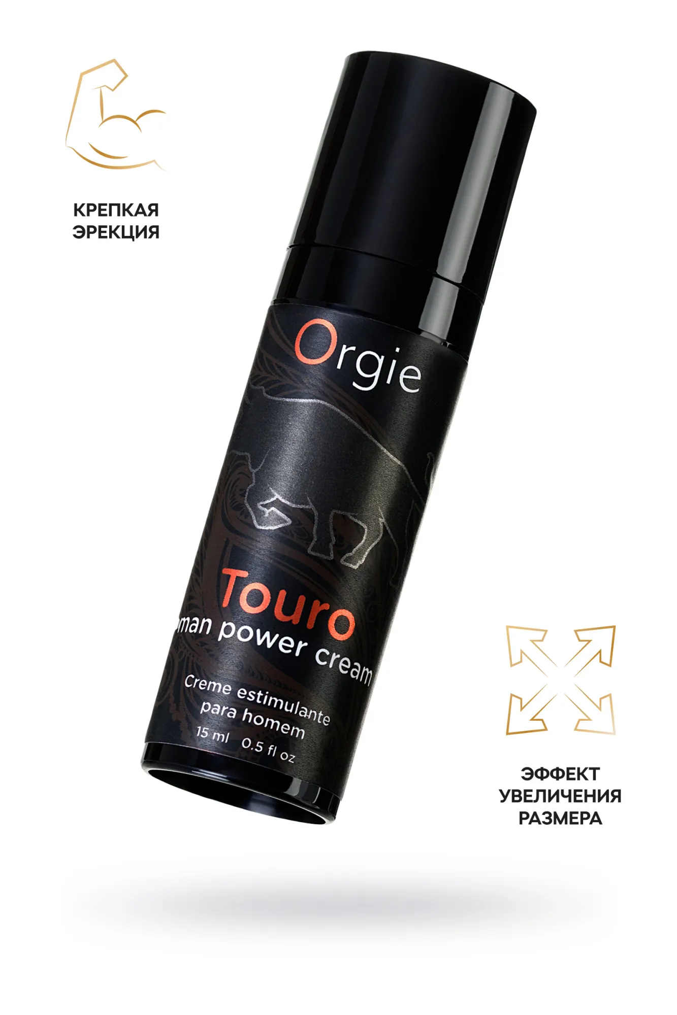 возбуждающий крем для мужчин orgie touro, 15 мл в Перми
