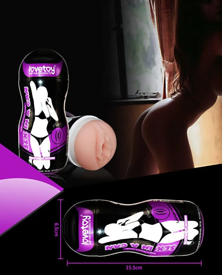 мастурбатор lovetoy sex in a can vagina stamina tunnel, телесный в Перми