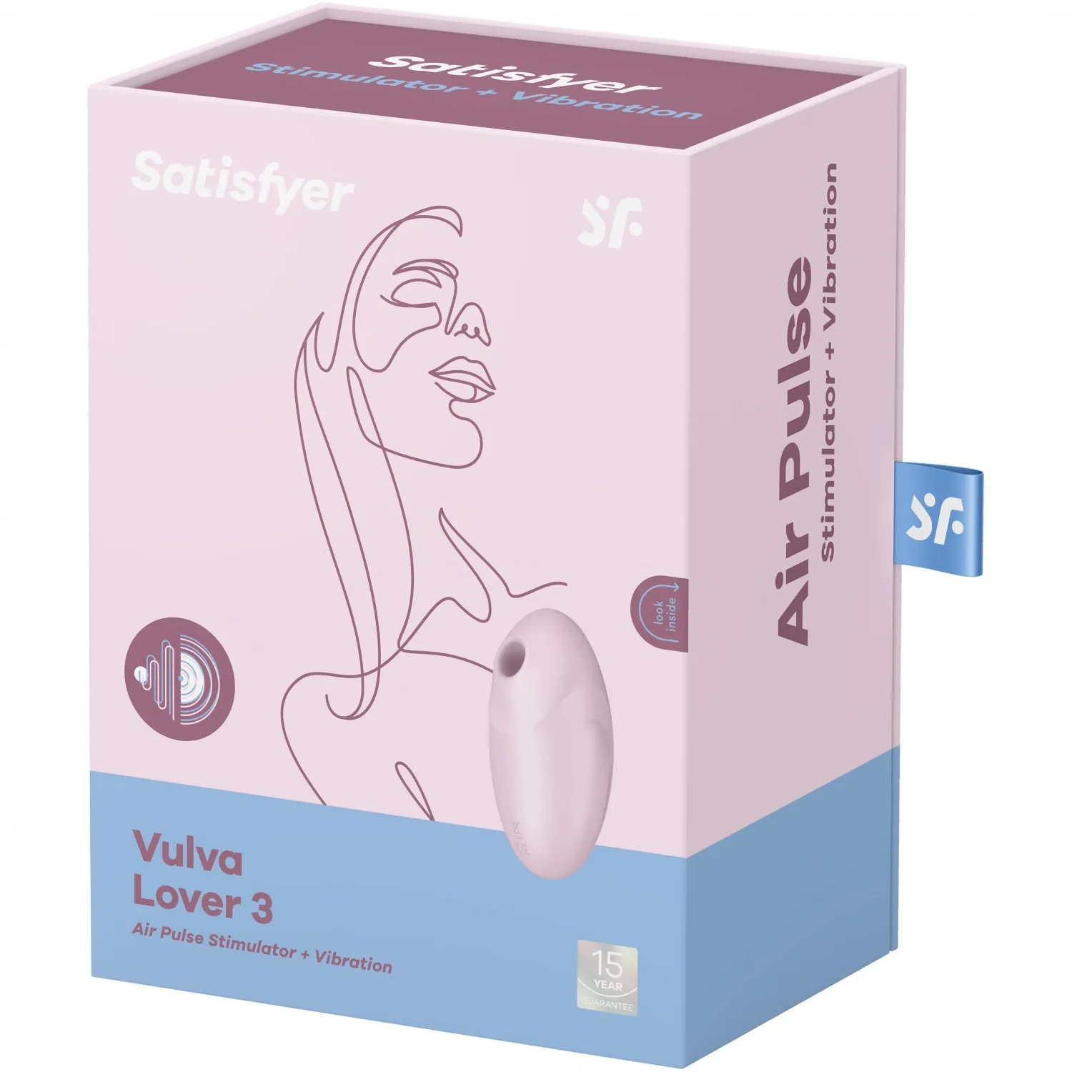 вакуумный массажер satisfyer vulva lover 3 pink 018652sa в Перми