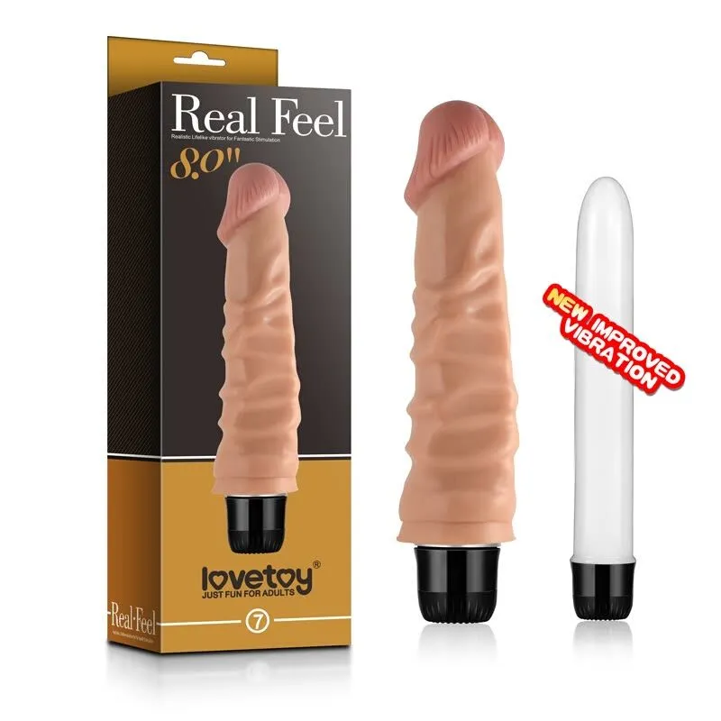вибратор lovetoy real feel cyberskin, телесный в Перми