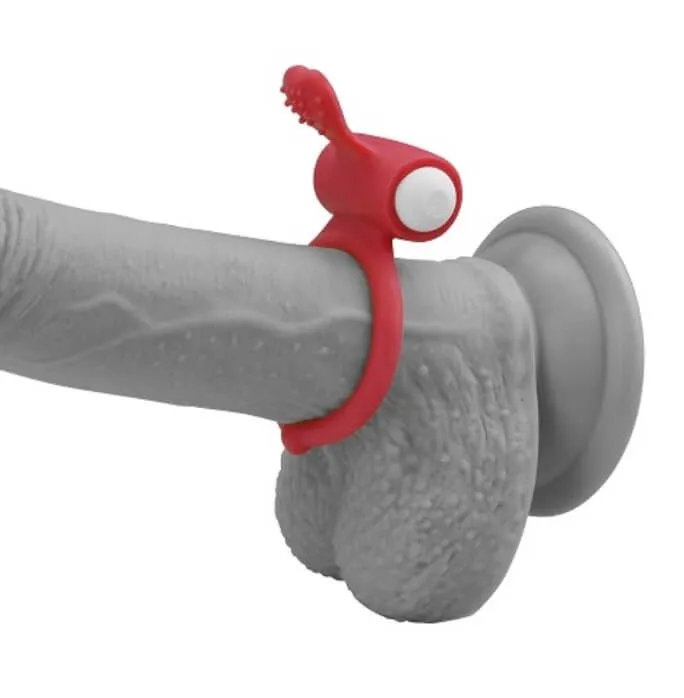 эрекционное виброкольцо lovetoy power heart, красное в Перми