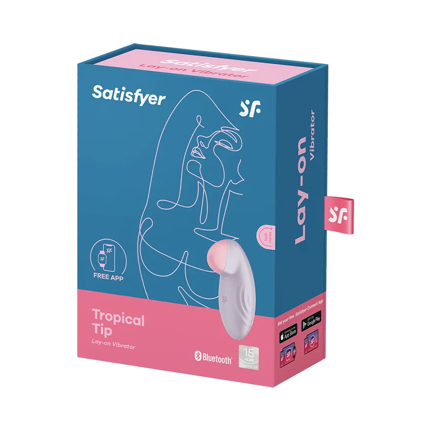 вакуумный массажер satisfyer tropical tip фиолетовый 044354sa в Перми