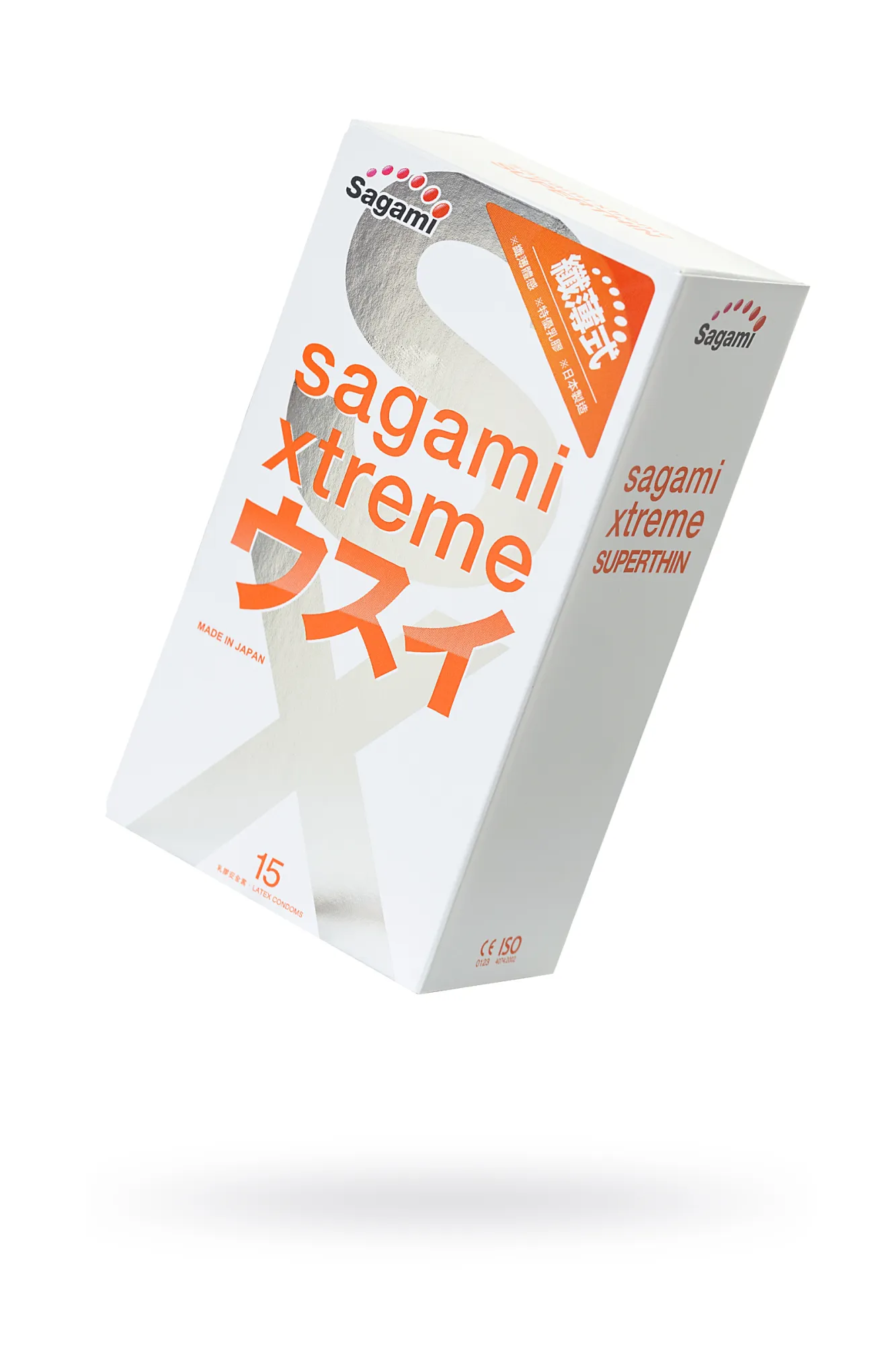 презервативы sagami, xtreme, 0.04, латекс, 19 см, 5,4 см, 15 шт. в Перми