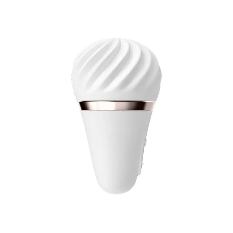 мини вибромассажер little wand - белый с серебряным в Перми