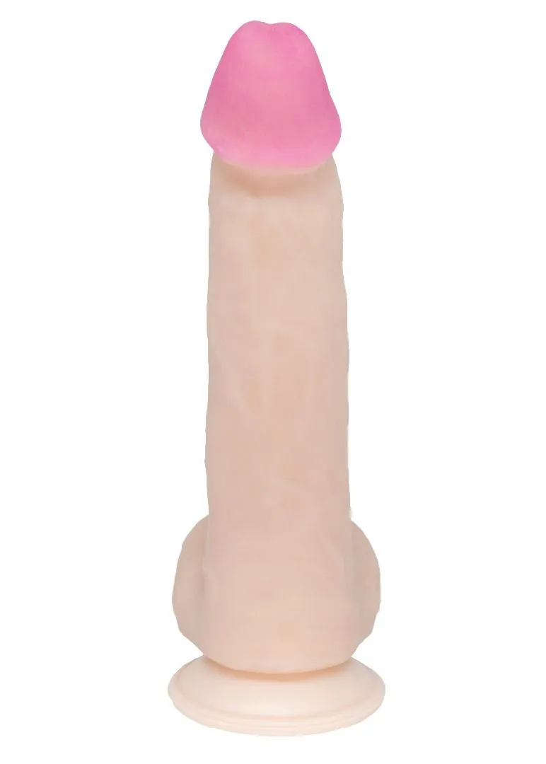 фаллоимитатор на присоске lovetoy неоскин 21 см, телесный в Перми