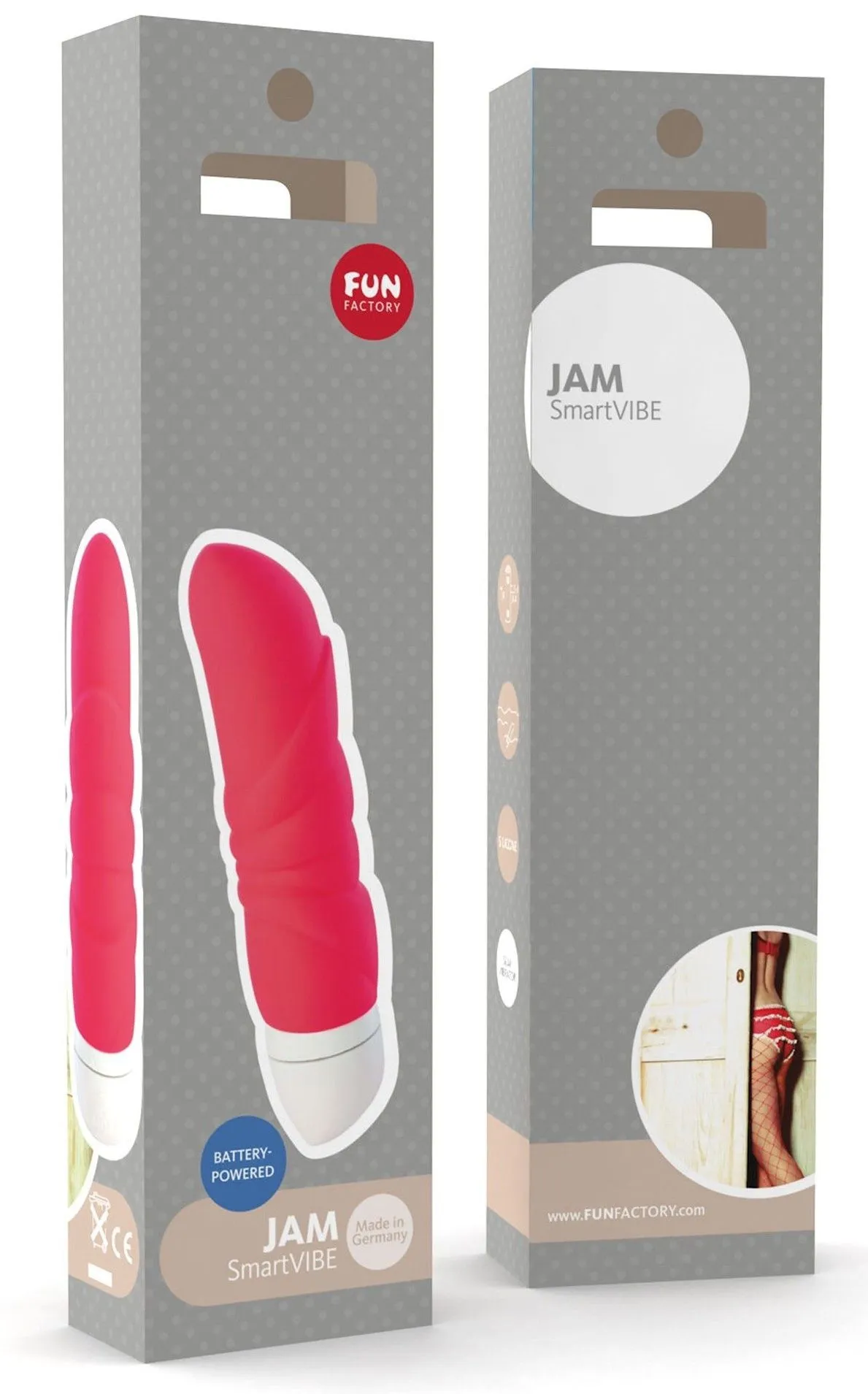 вибратор fun factory jam, ярко-оранжевый в Перми