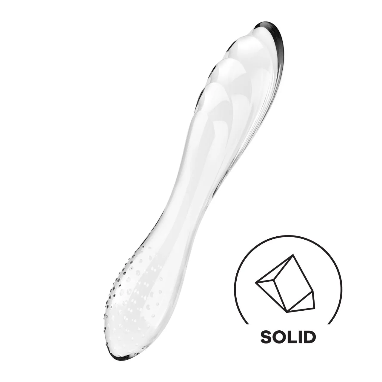 двухсторонний стеклянный стимулятор satisfyer dazzling crystal 1(прозрачный) в Перми
